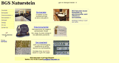 Desktop Screenshot of bgs-naturstein.no